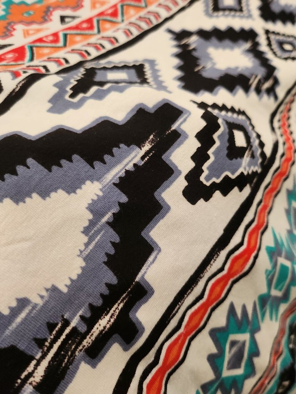 1.3 Yards – $12/Yard ($16 Total) – Southwestern Aztec Knit - Picture 4 of 7